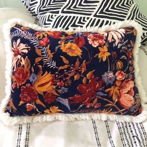 Velvet Floral Pillow from Target